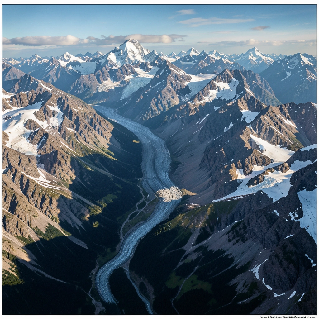 Chaîne himalayenne majestueuse